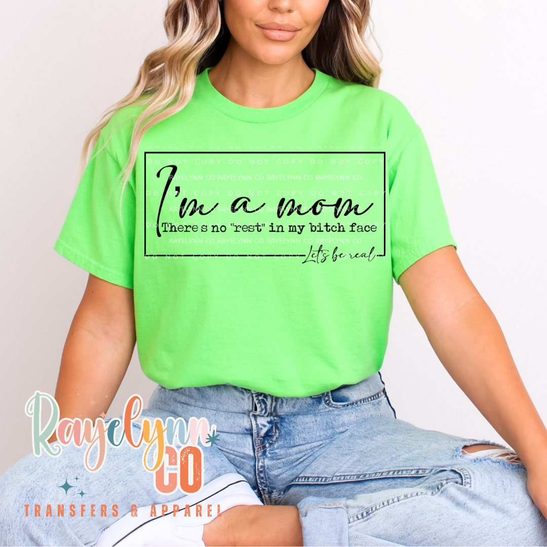 I'M A MOM- DTF TRANSFER