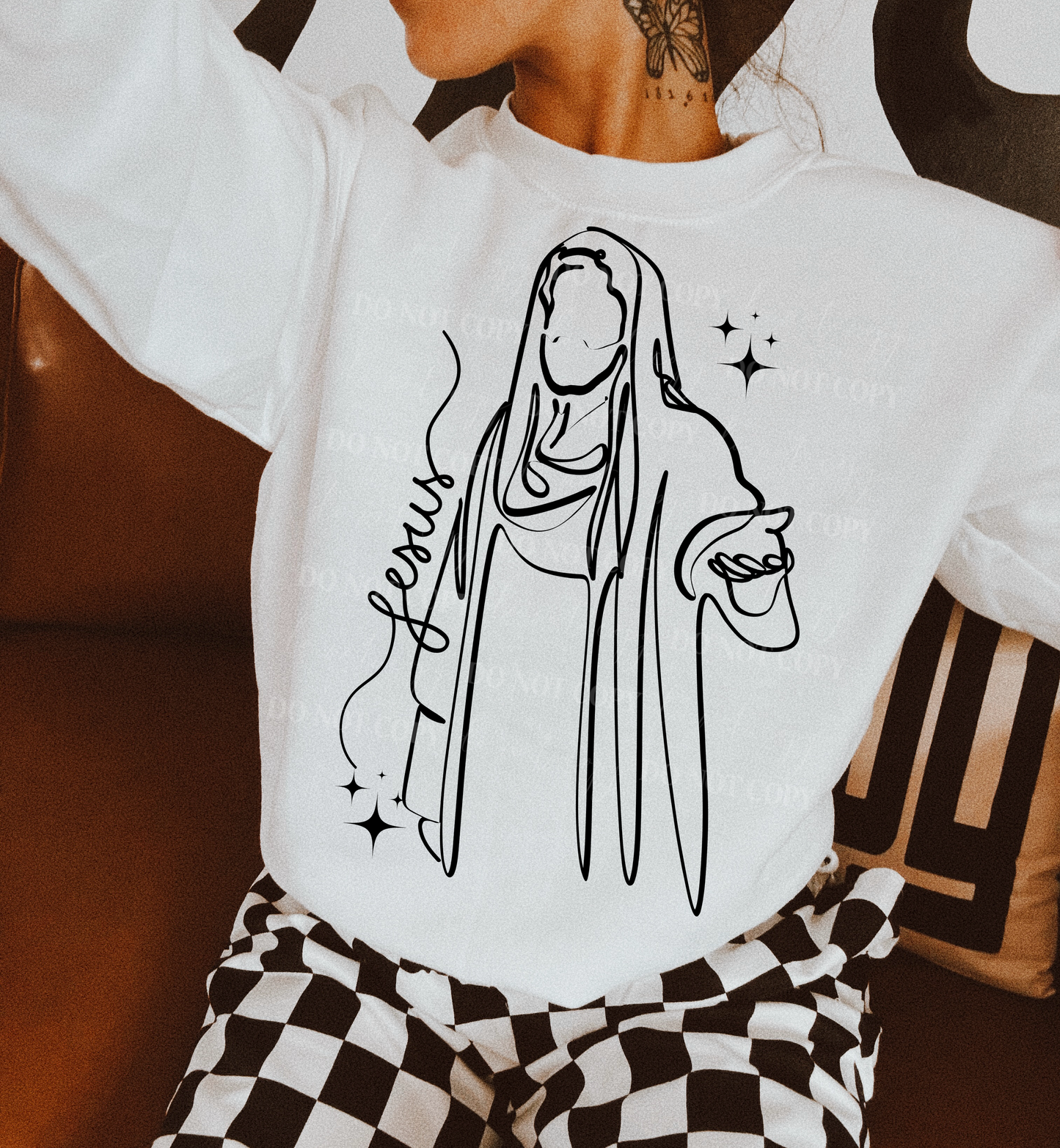 JESUS- DTF TRANSFER