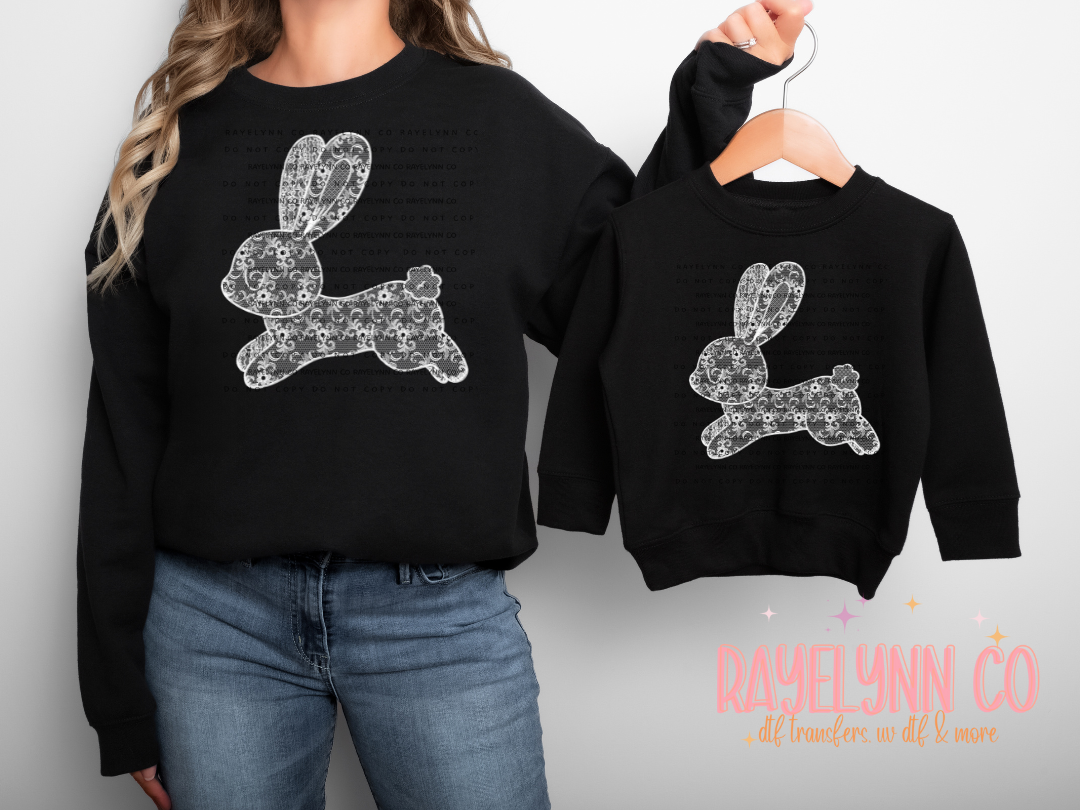 BUNNY LACE (SELECT SIZE)- DTF