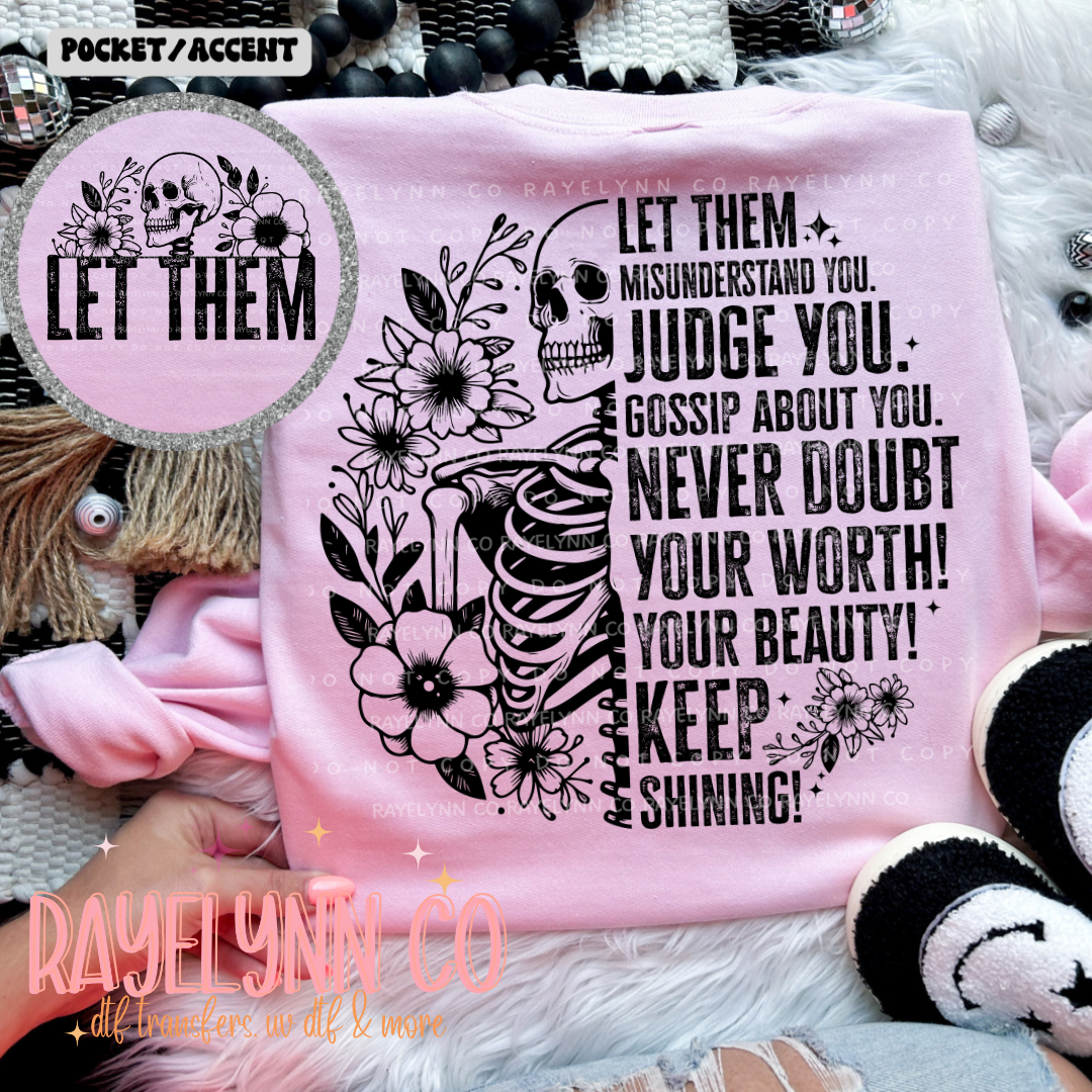 LET THEM SKULL (BUNDLE)- DTF