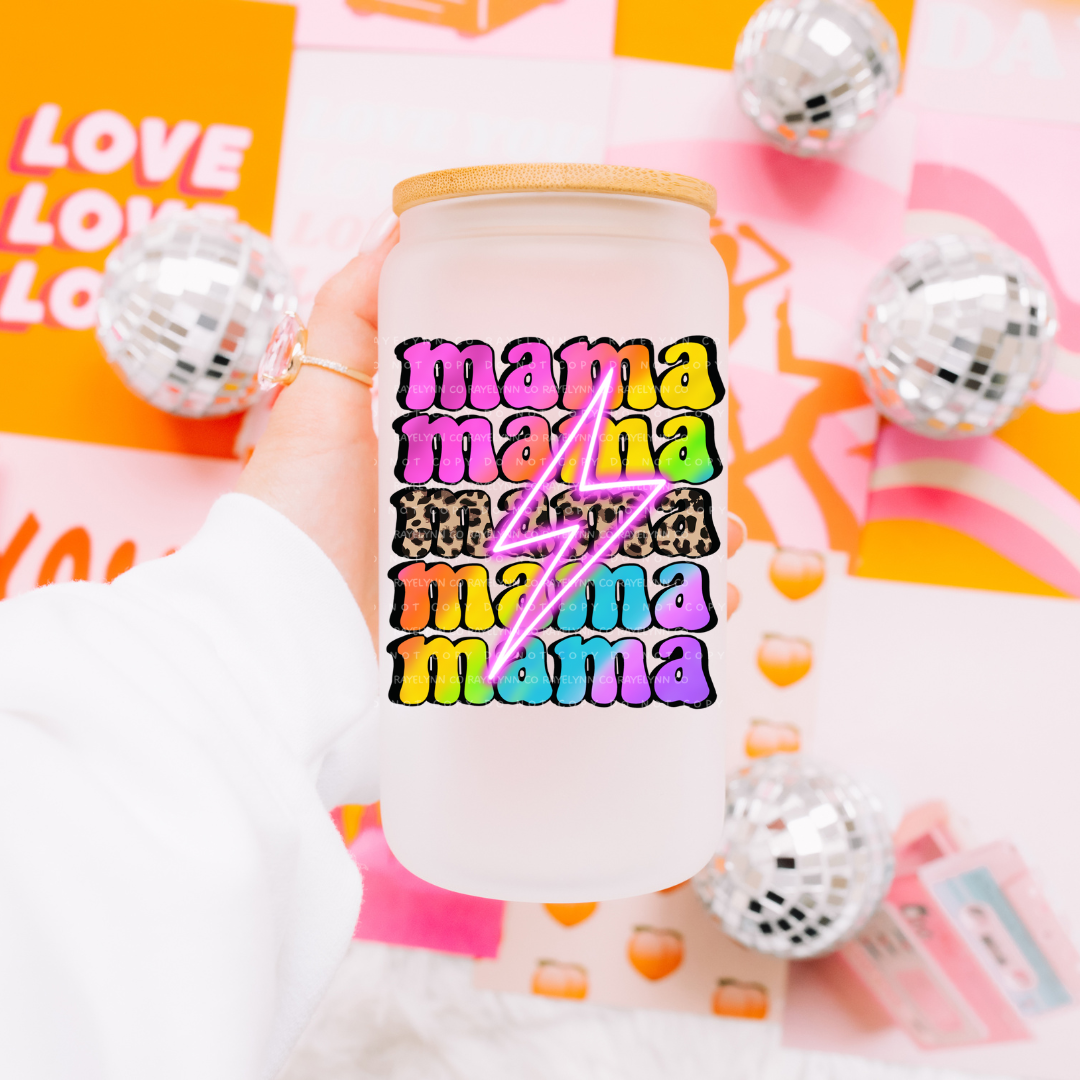 MAMA NEON- UV DTF DECAL