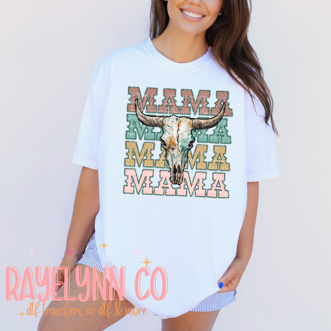MAMA WESTERN STACKED- DTF