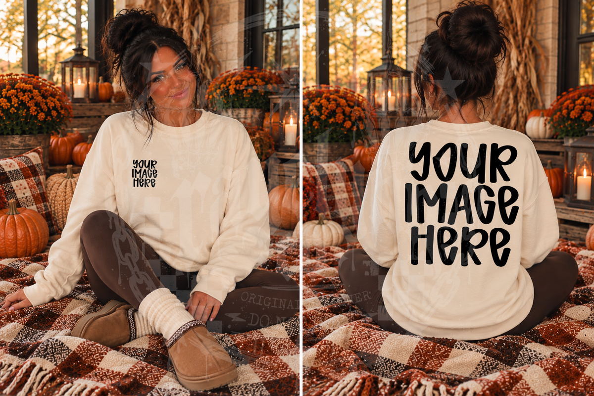 GILDAN SAND BLANK MOCKUP- DIGITAL DOWNLOAD