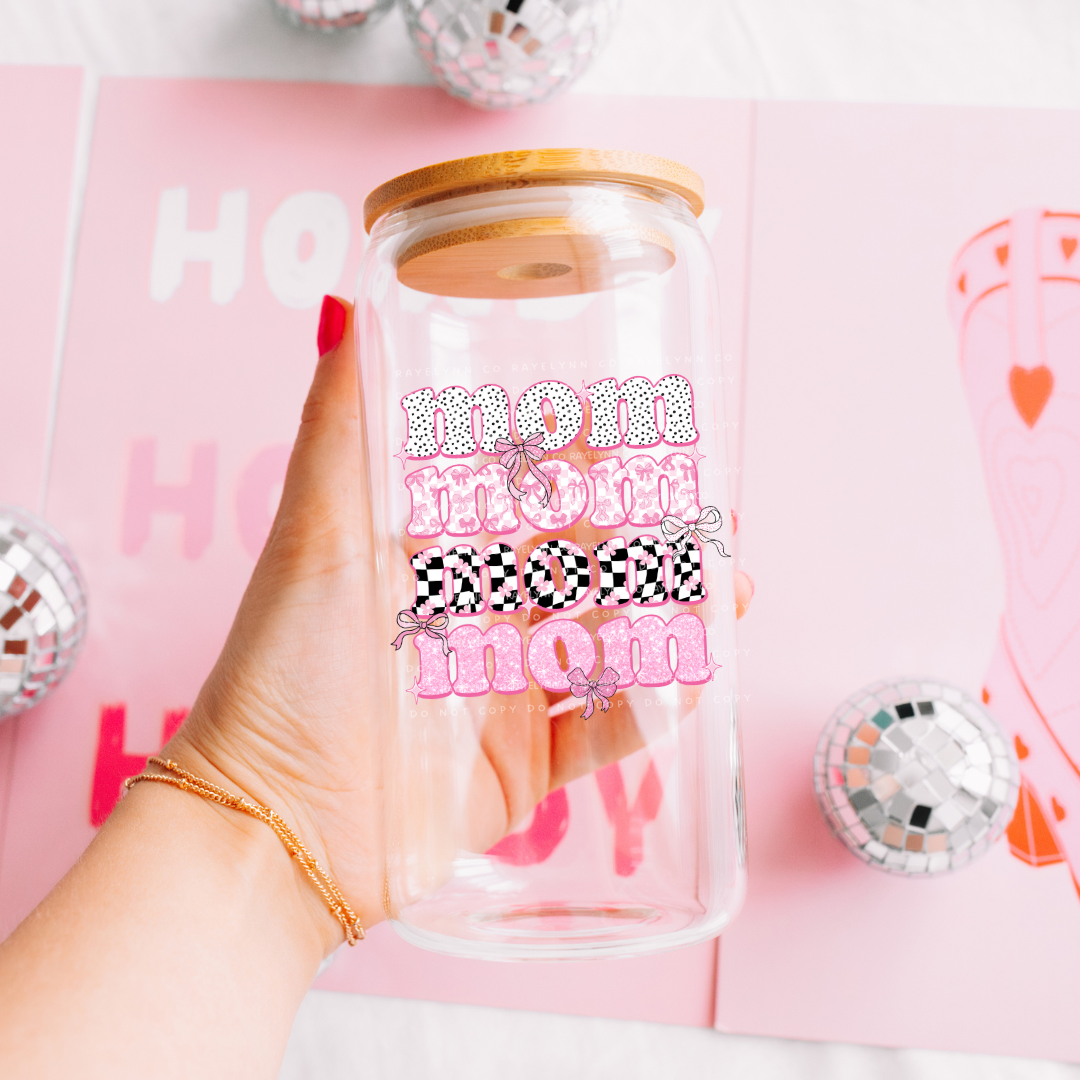 MOM PINK- UV DTF DECAL