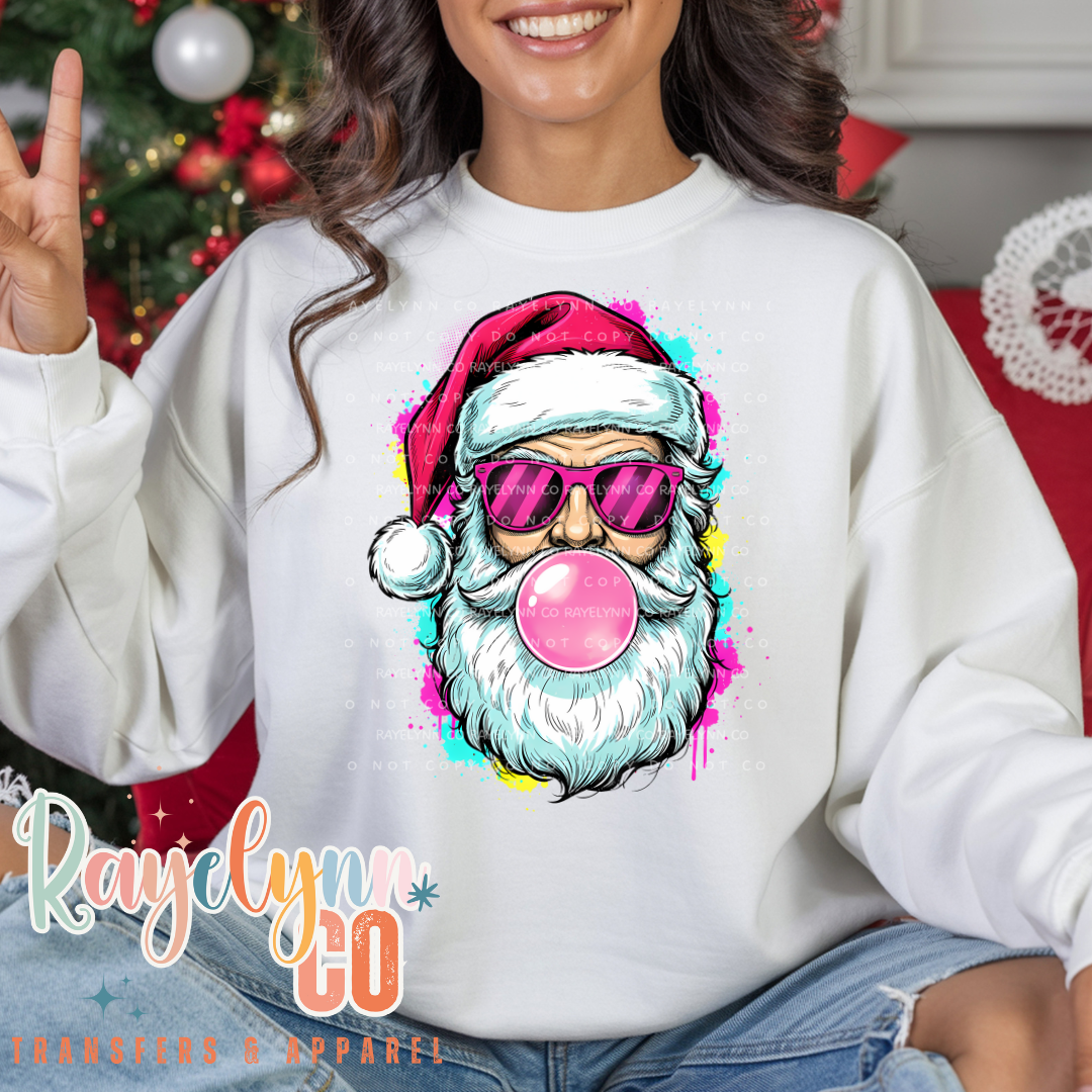 NEON SANTA- DTF TRANSFER