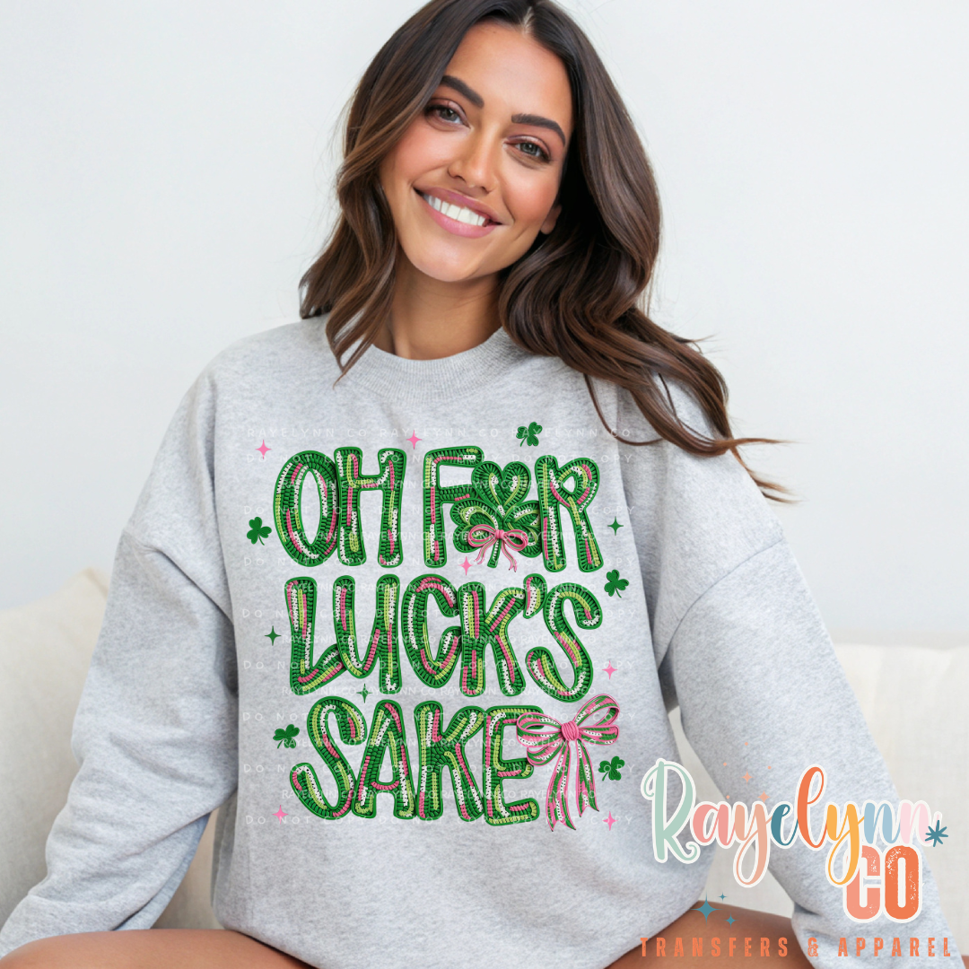 FOR LUCKS SAKE- DTF TRANSFER