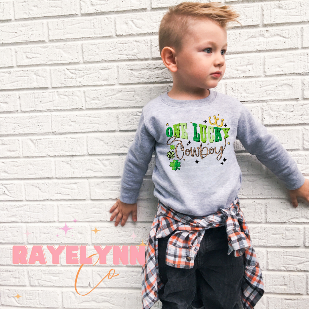 ONE LUCKY COWBOY- DTF