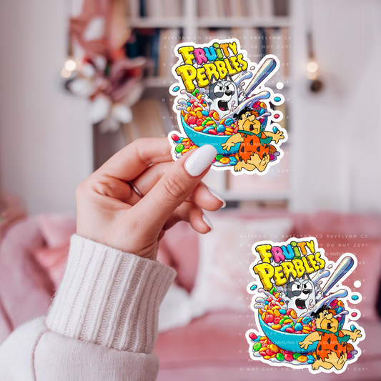 PEBBLE- DYE CUT STICKER