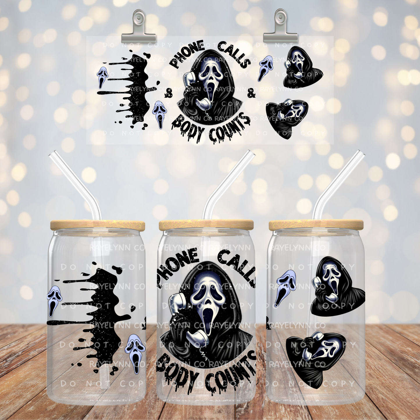 PHONE CALLS- UV DTF WRAP