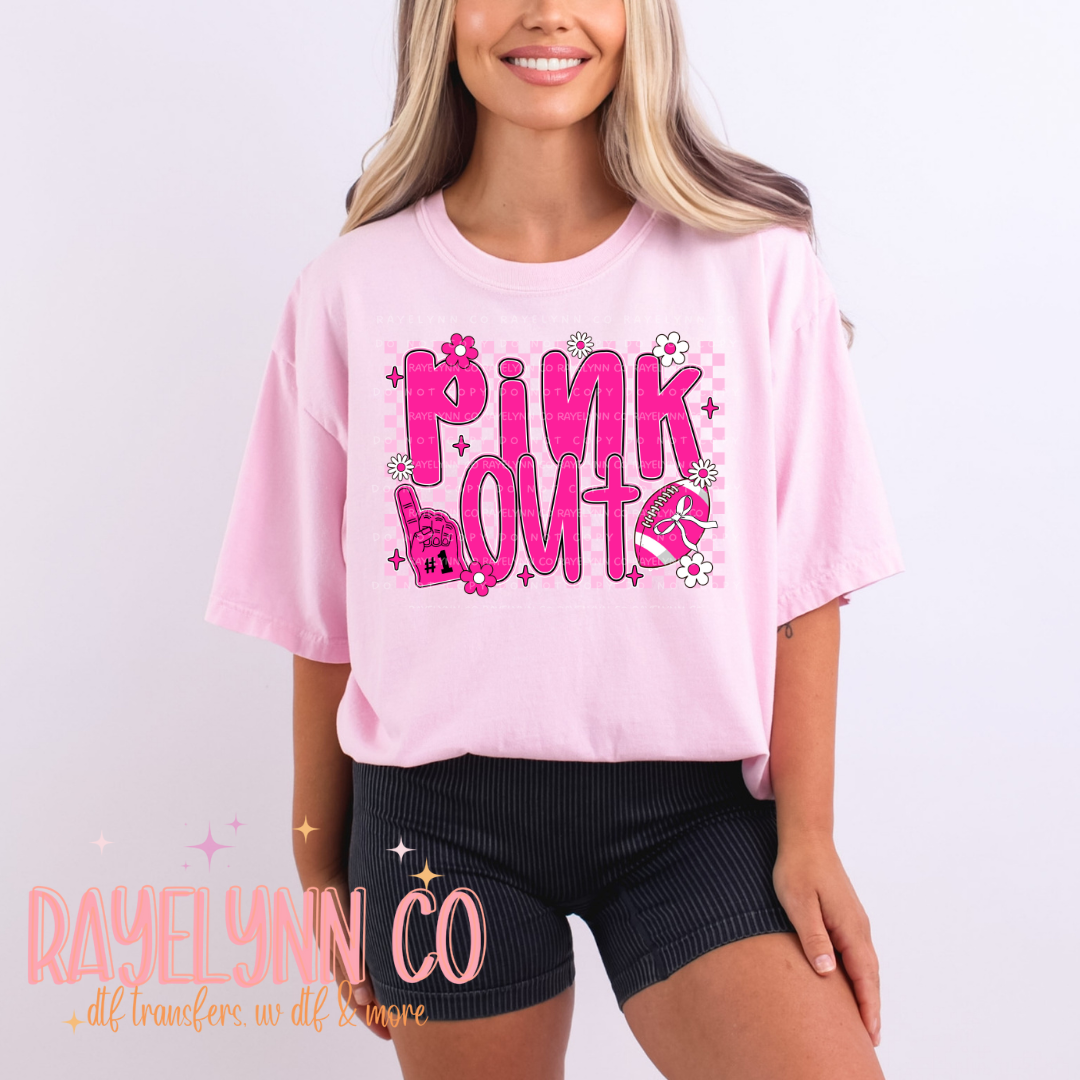 PINK OUT BABE- DTF