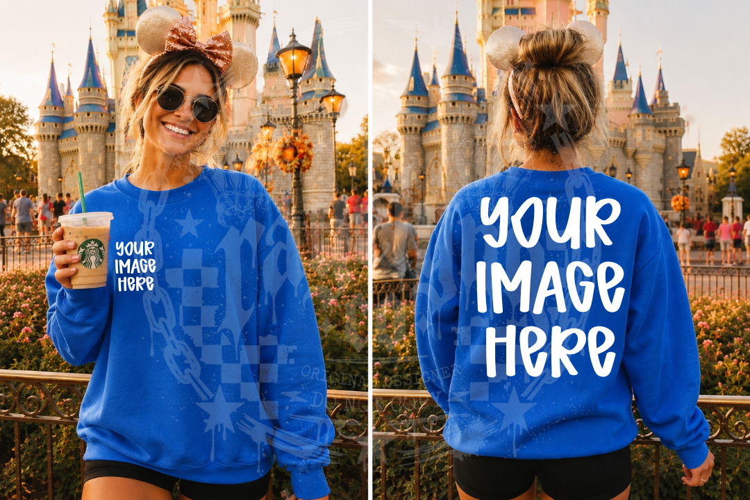 GILDAN ROYAL BLANK MOCKUP- DIGITAL DOWNLOAD