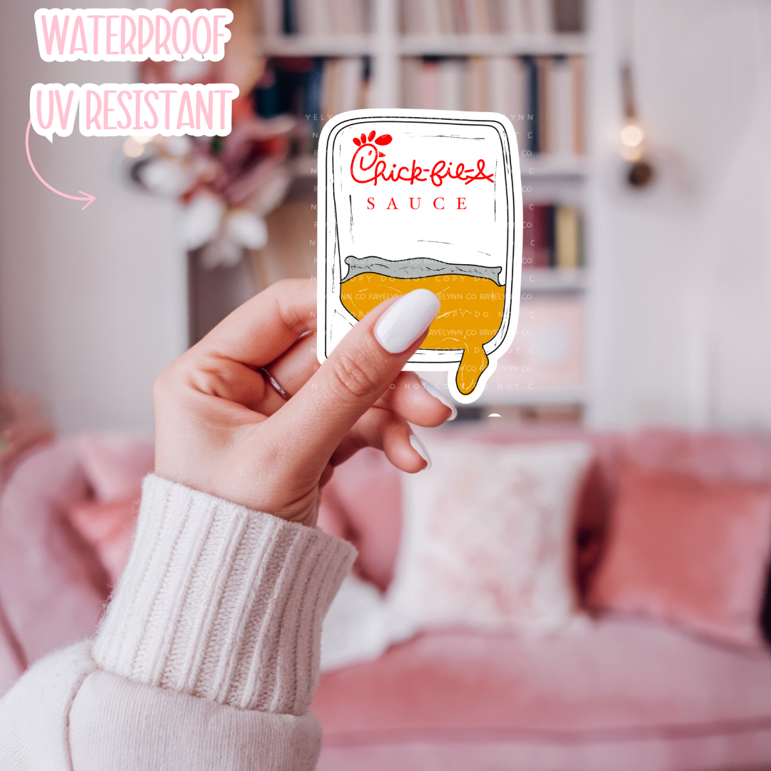 SAUCE- DYE CUT STICKER