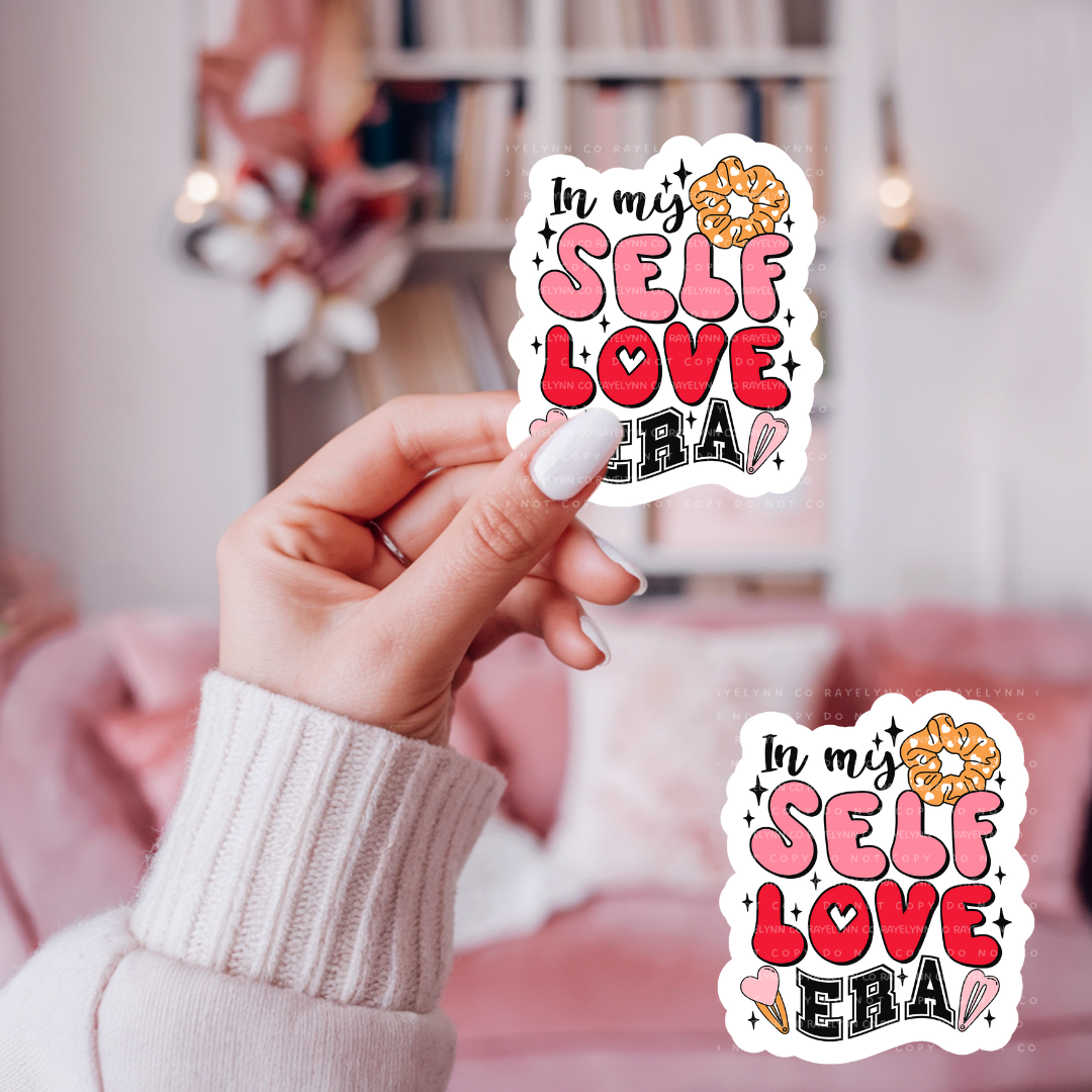 SELF LOVE ERA- DYE CUT STICKER