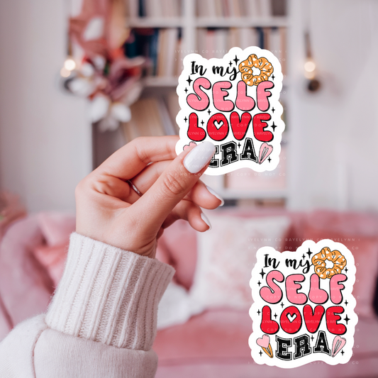 SELF LOVE ERA- DYE CUT STICKER