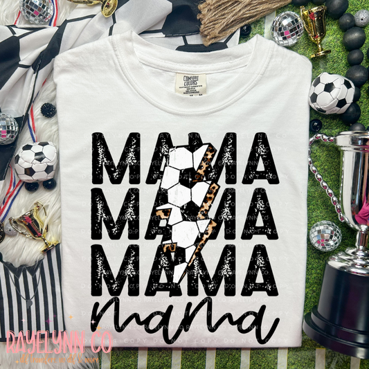 MAMA SOCCER STACKED- DTF