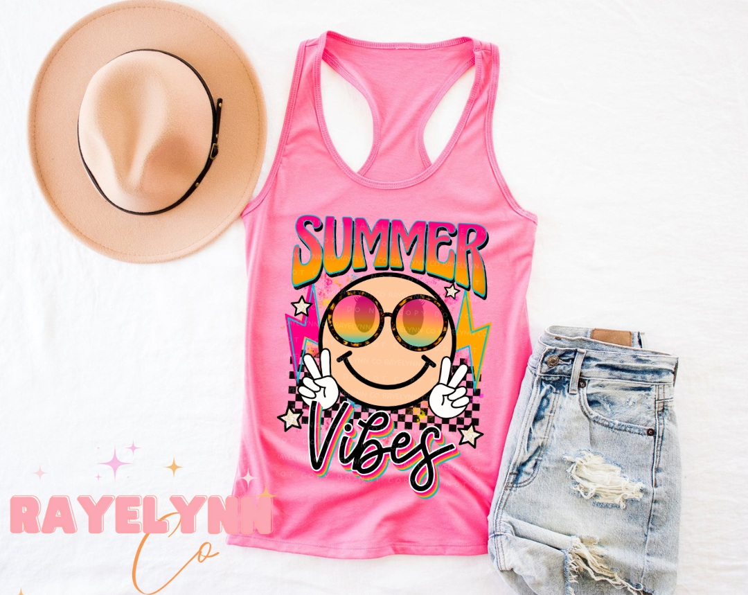 SUMMER VIBES PEACE- DTF