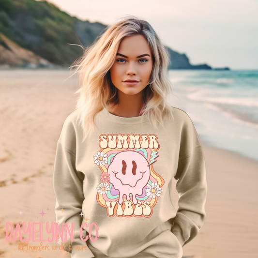 SUMMER VIBES (DISTRESSED)- DTF