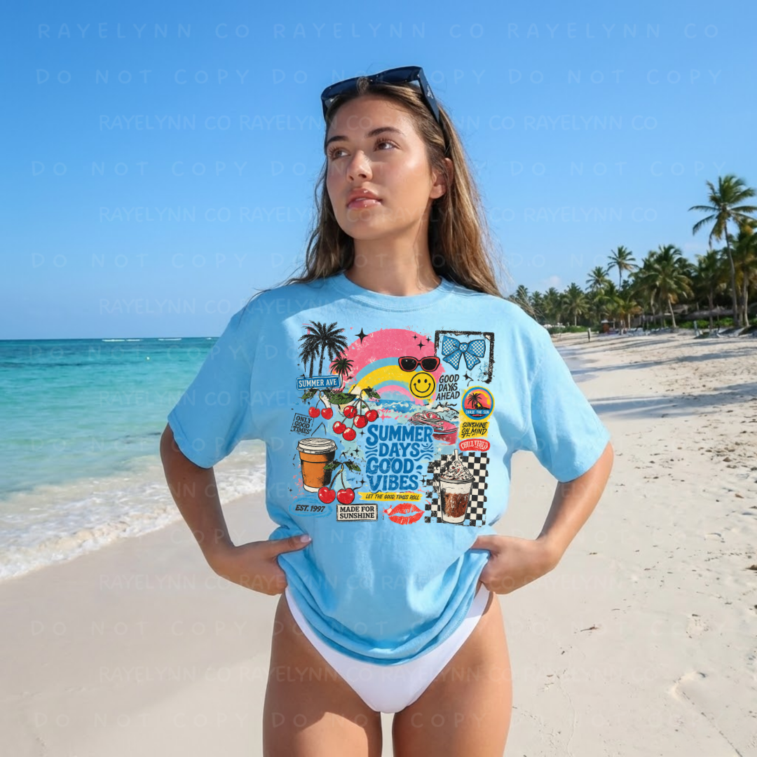 SUMMER VIBES - DTF TRANSFER