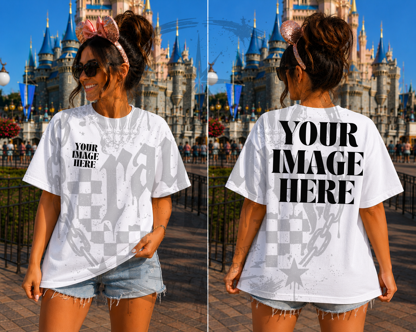 GILDAN WHITE BLANK MOCK UP- DIGITAL DOWNLOAD