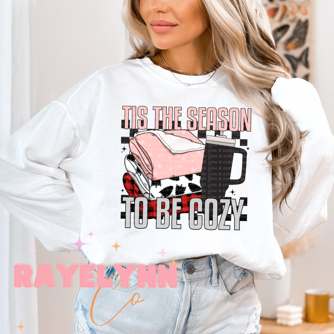 TIS THE SEASON TO BE COZY- DTF