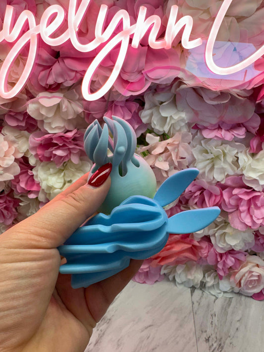 GLOW IN THE DARK EASTER BUNNY- 3D PRINTED