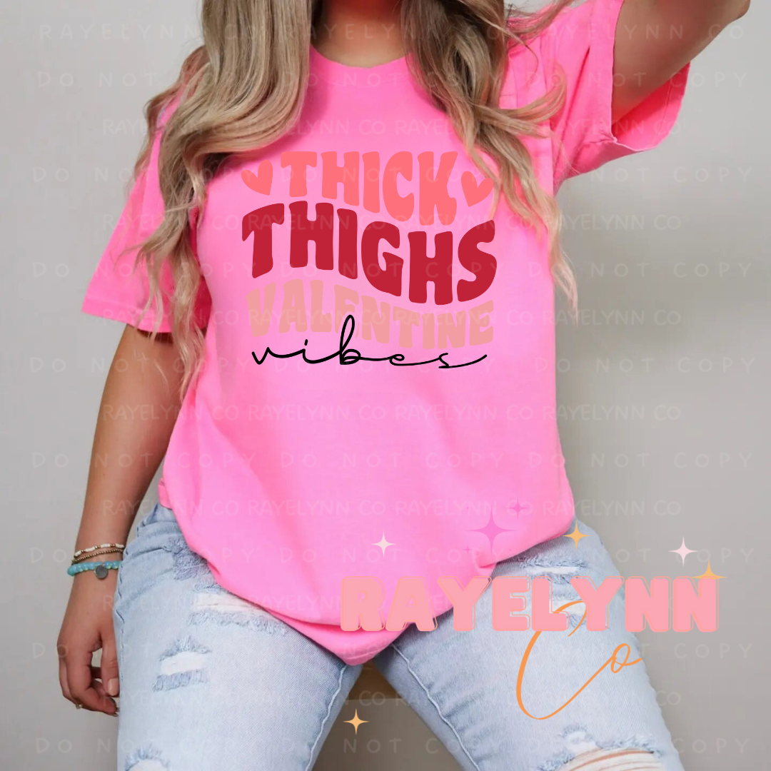 THICK THIGHS WAVE - DTF
