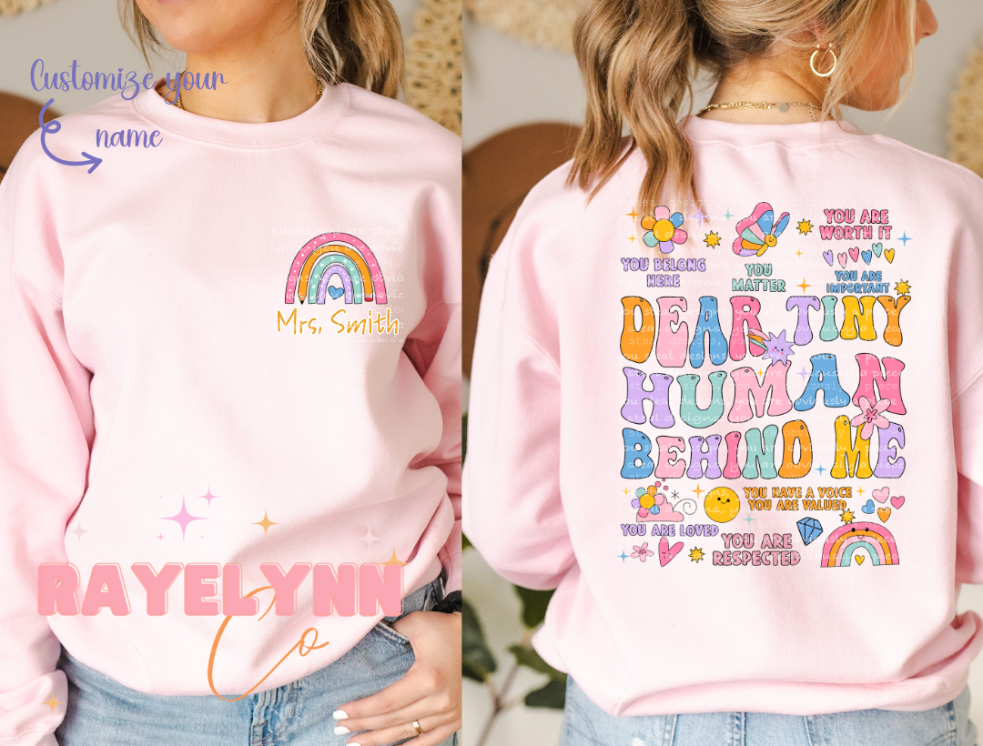 DEAR TINY HUMAN- CUSTOMIZABLE