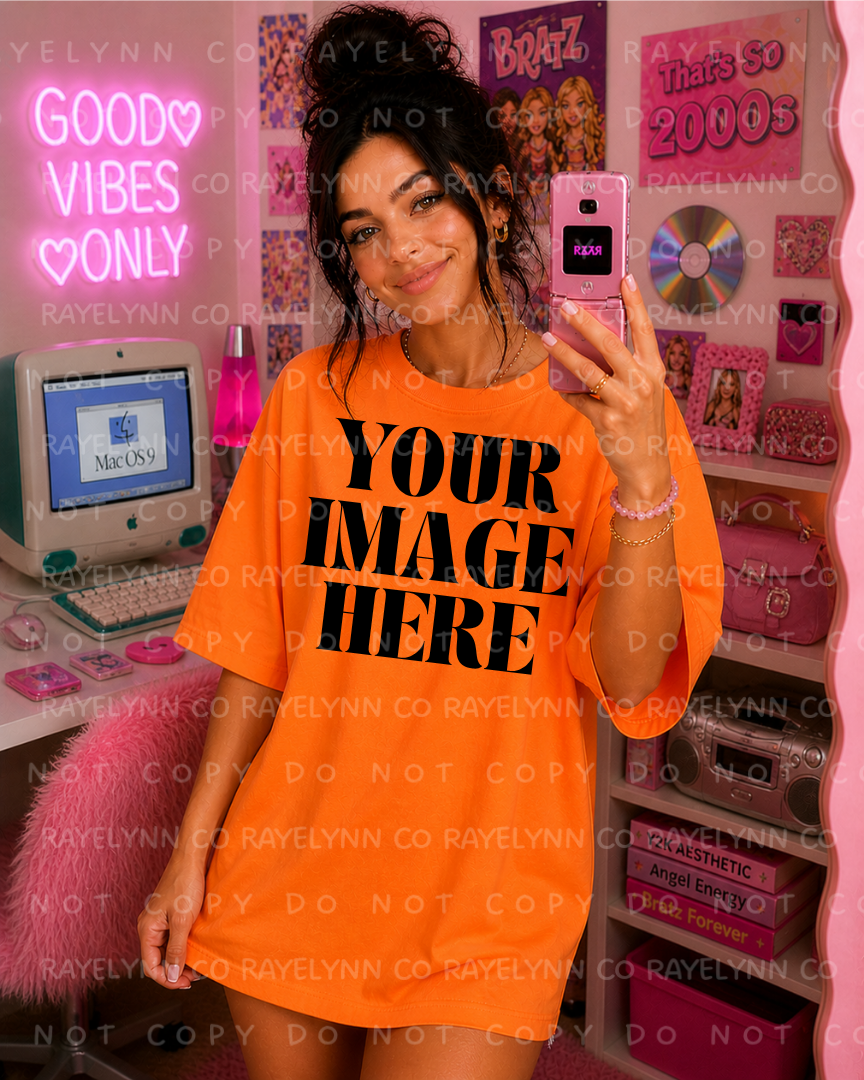 COMFORT COLOR BURNT ORANGE BLANK MOCK UP- DIGITAL DOWNLOAD