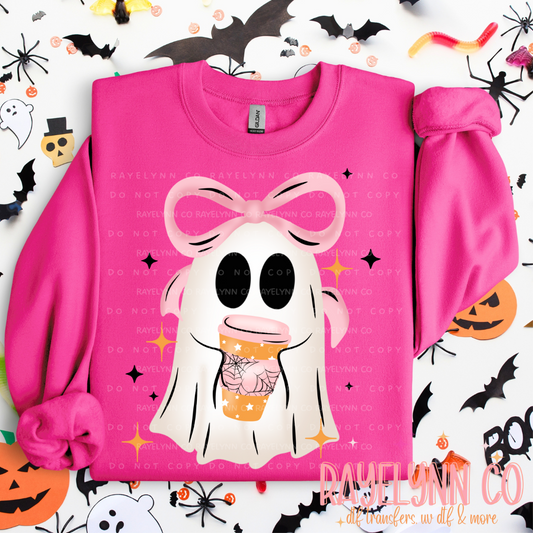 CUTE GHOST COFFEE- DTF