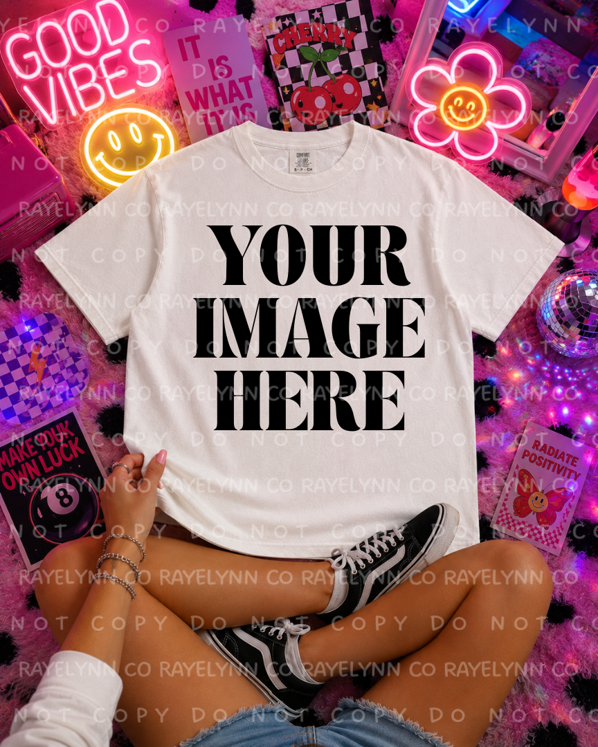 COMFORT COLOR WHITE BLANK MOCK UP- DIGITAL DOWNLOAD