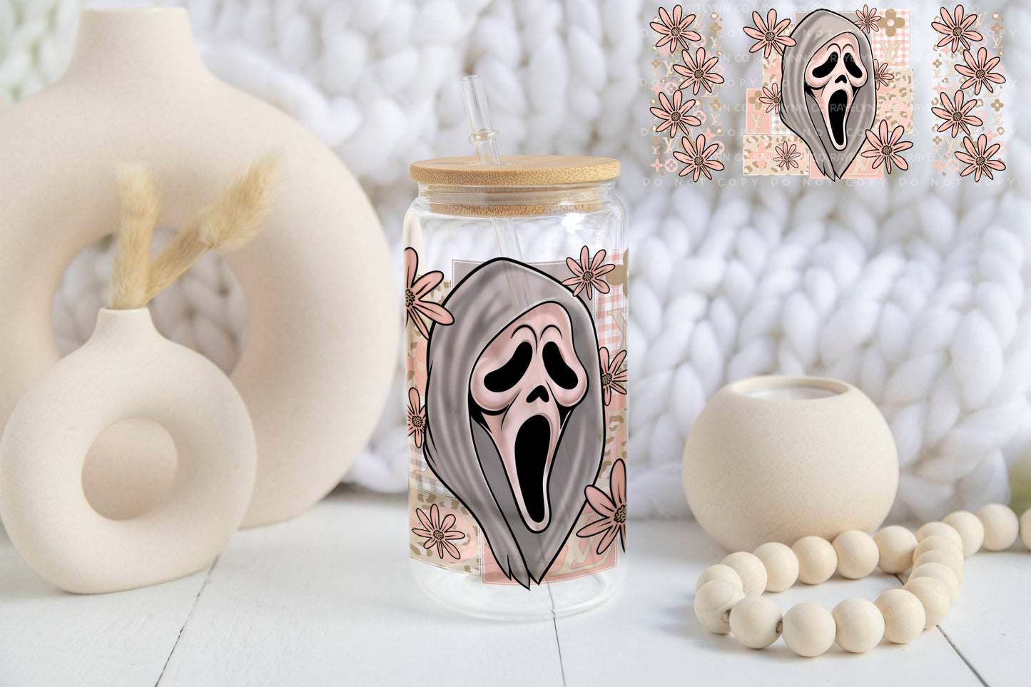 GHOST L V- UV DTF WRAP