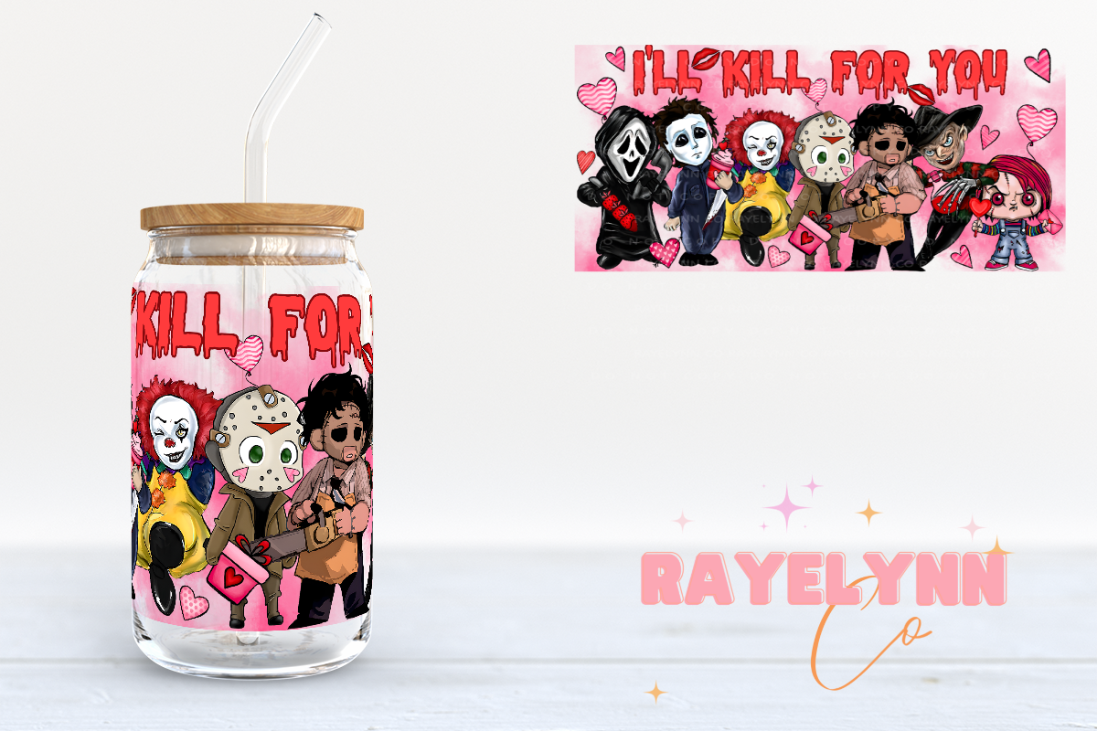 GANG WILL KILL- UV DTF WRAP