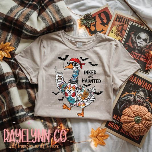 INKED & HAUNTED- DTF