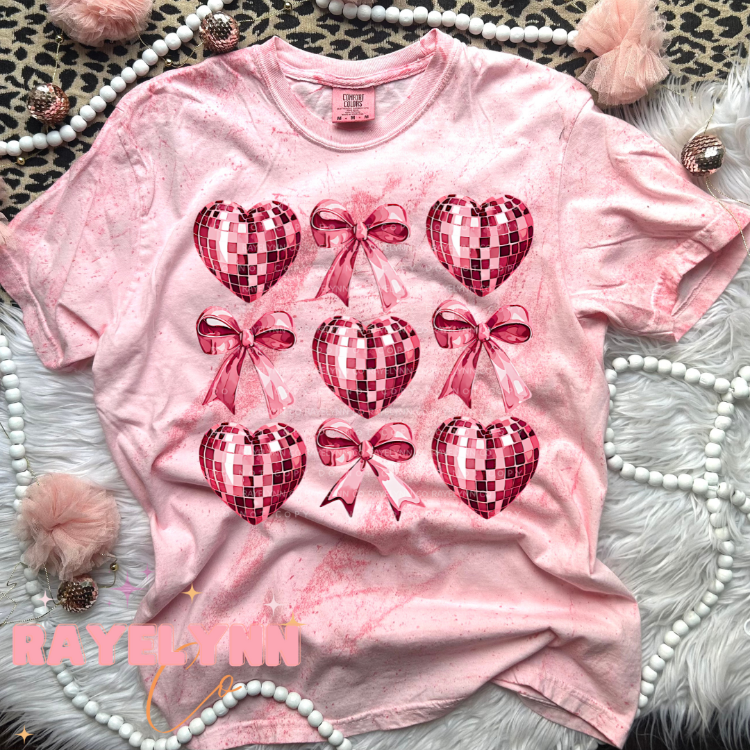 LOVE DISCO BALLS- DTF