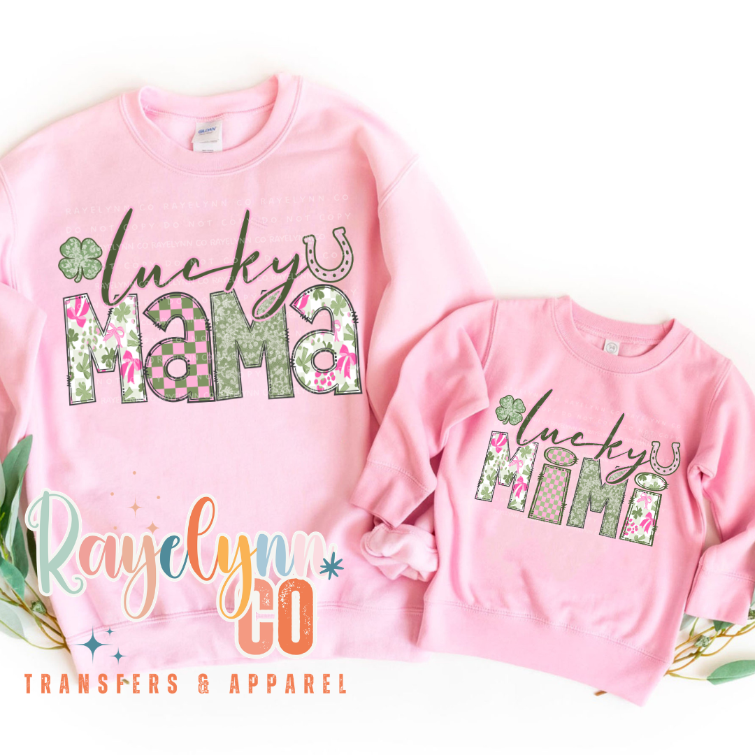 LUCKY MAMA- DTF TRANSFER