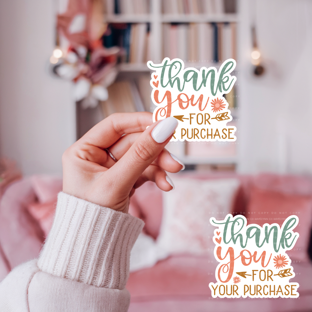 THANK YOU FOR YOUR PURCHASE- RETRO