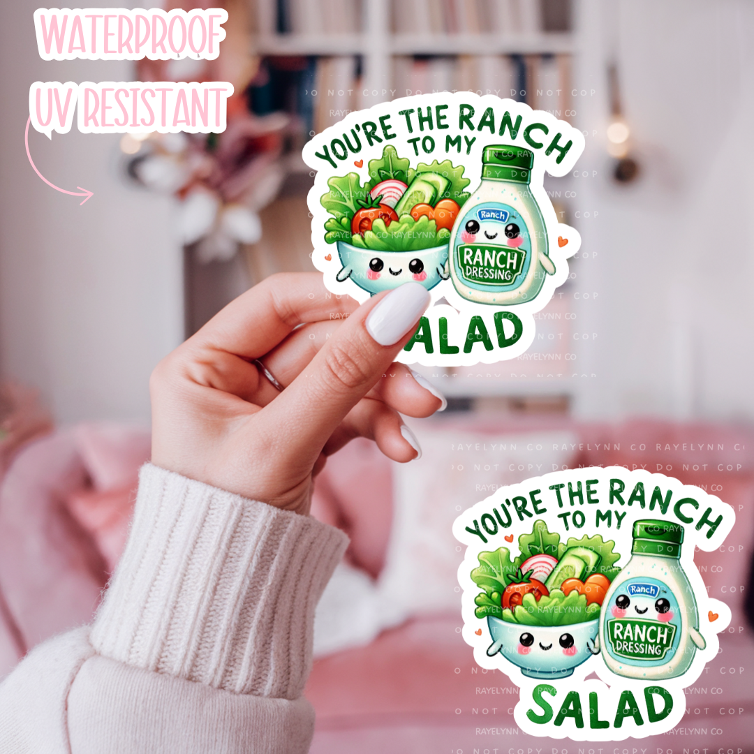 RANCH SALAD- DYE CUT STICKER