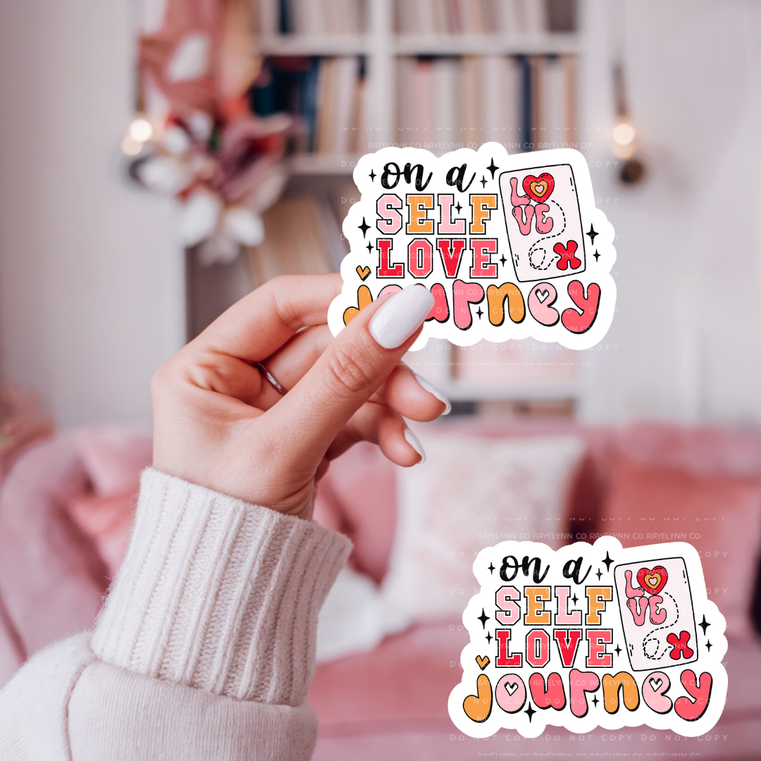 SELF LOVE JOURNEY- DYE CUT STICKER
