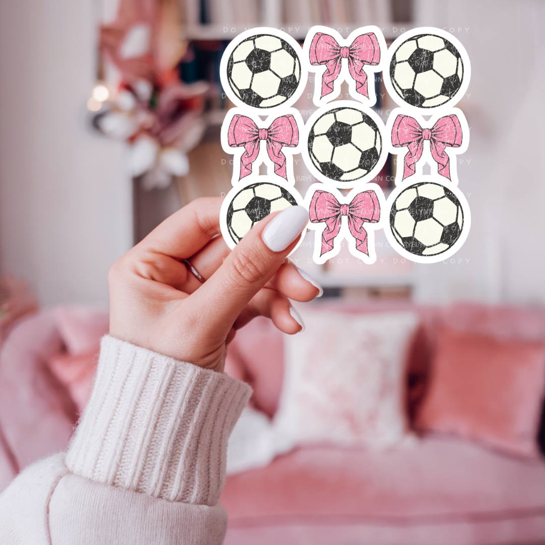 SOCCER- DYE CUT STICKER