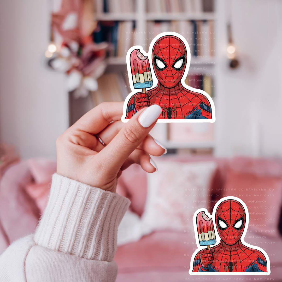 SPIDER- DYE CUT STICKER