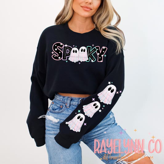 SPOOKY (BUNDLE W/ 2 SLEEVE TRANSFERS) DTF