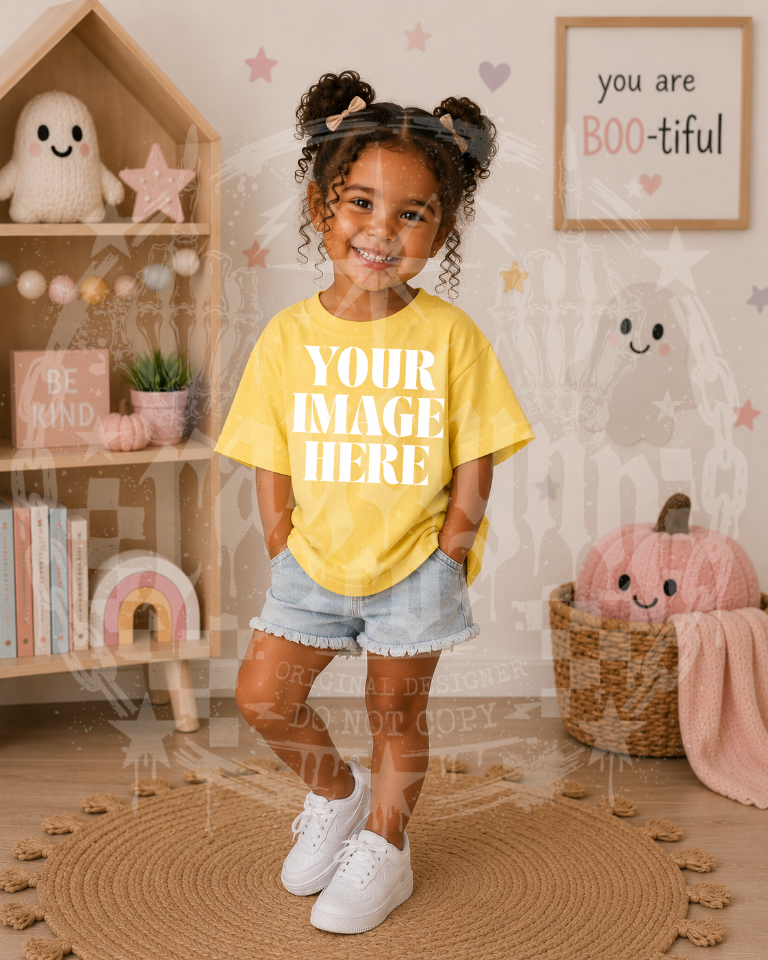 GILDAN YELLOW BLANK MOCKUP- DIGITAL DOWNLOAD