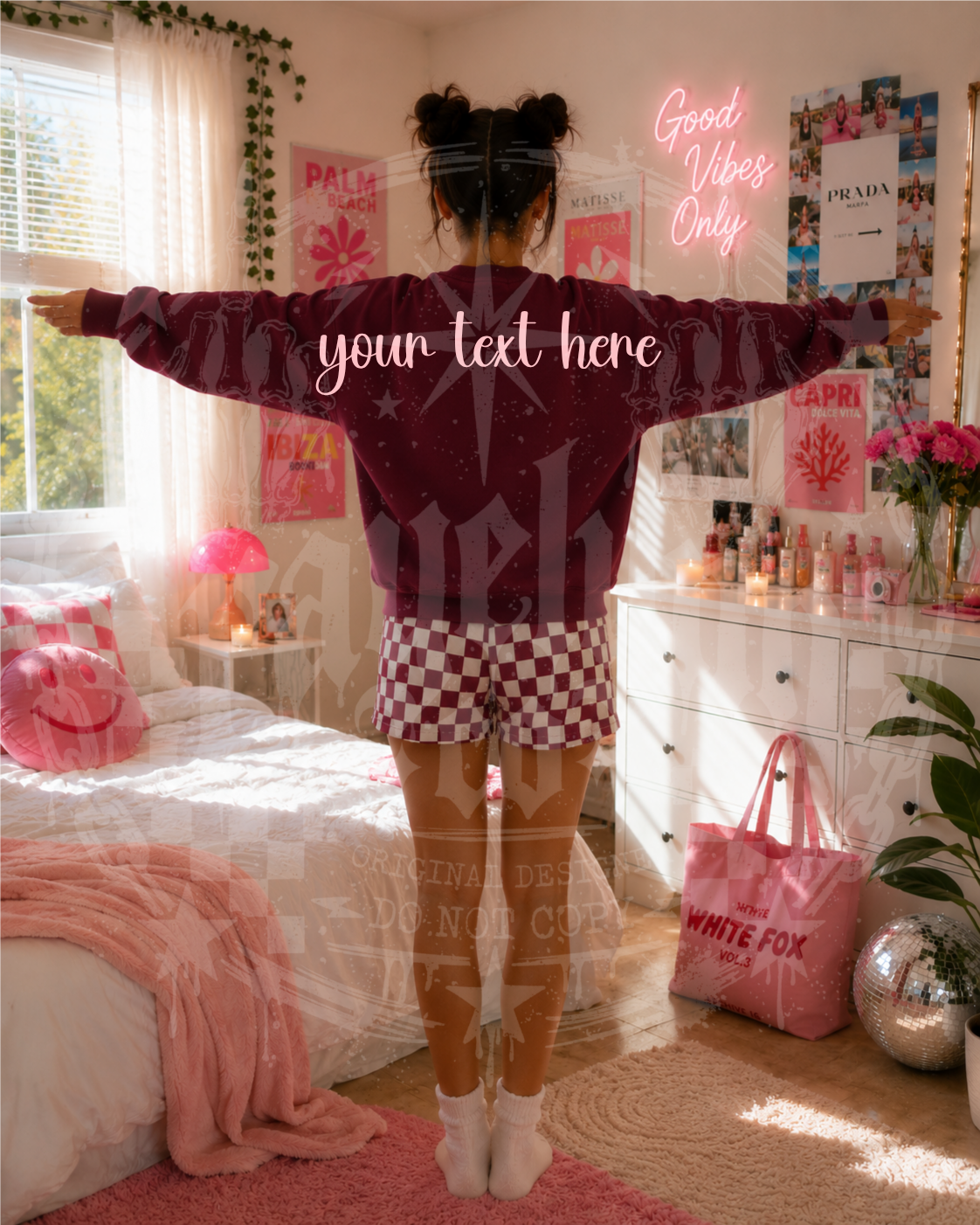 GILDAN MAROON CREWNECK BLANK MOCKUP- DIGITAL DOWNLOAD