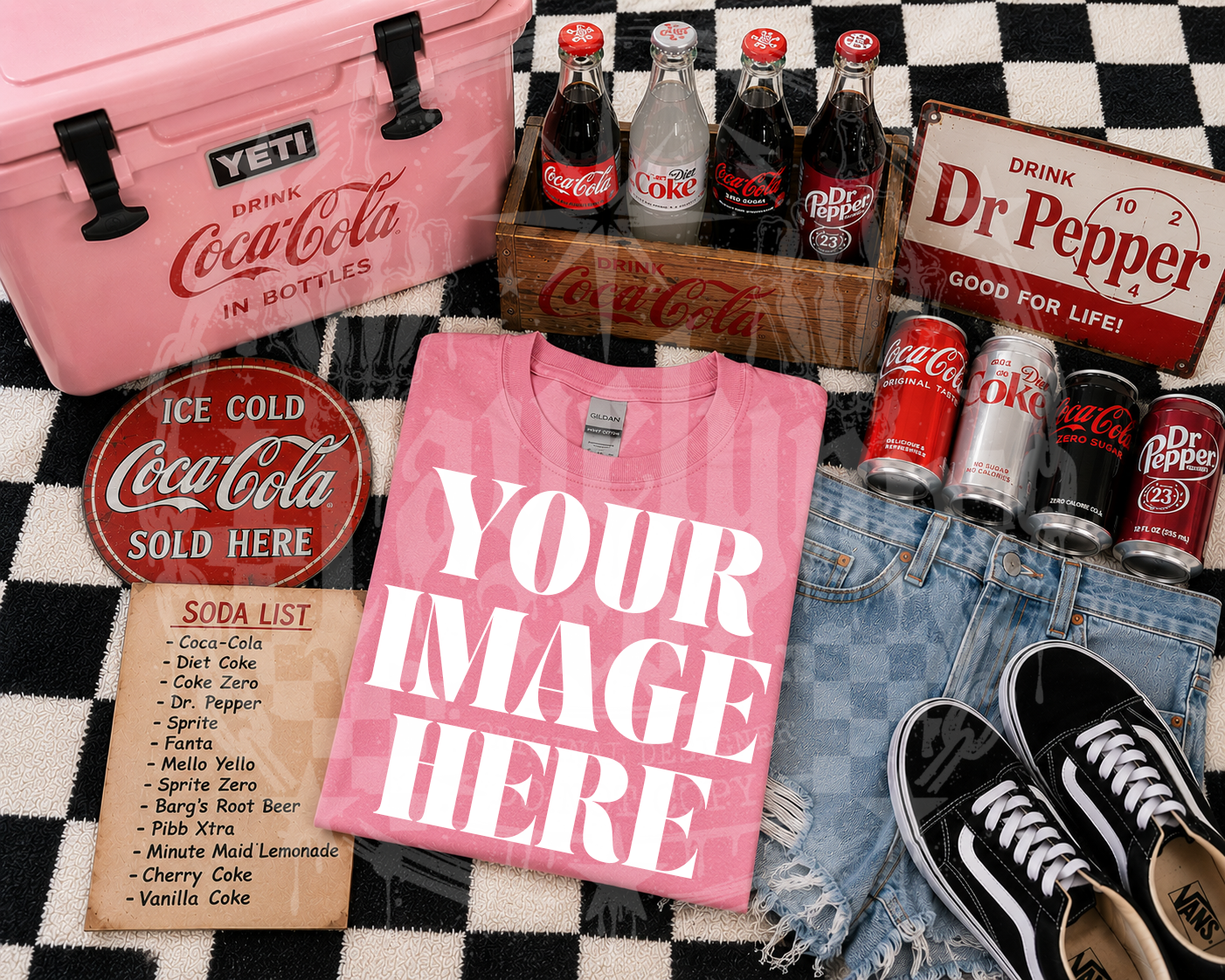 GILDAN PINK BLANK MOCK UP- DIGITAL DOWNLOAD