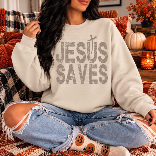 JESUS SAVES-DTF TRANSFER