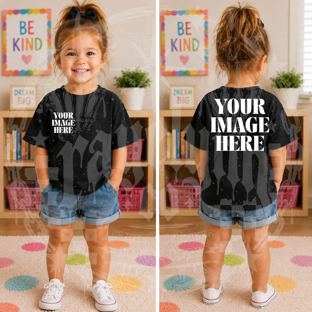 COMFORT COLOR BLACK BLANK MOCKUP- DIGITAL DOWNLOAD