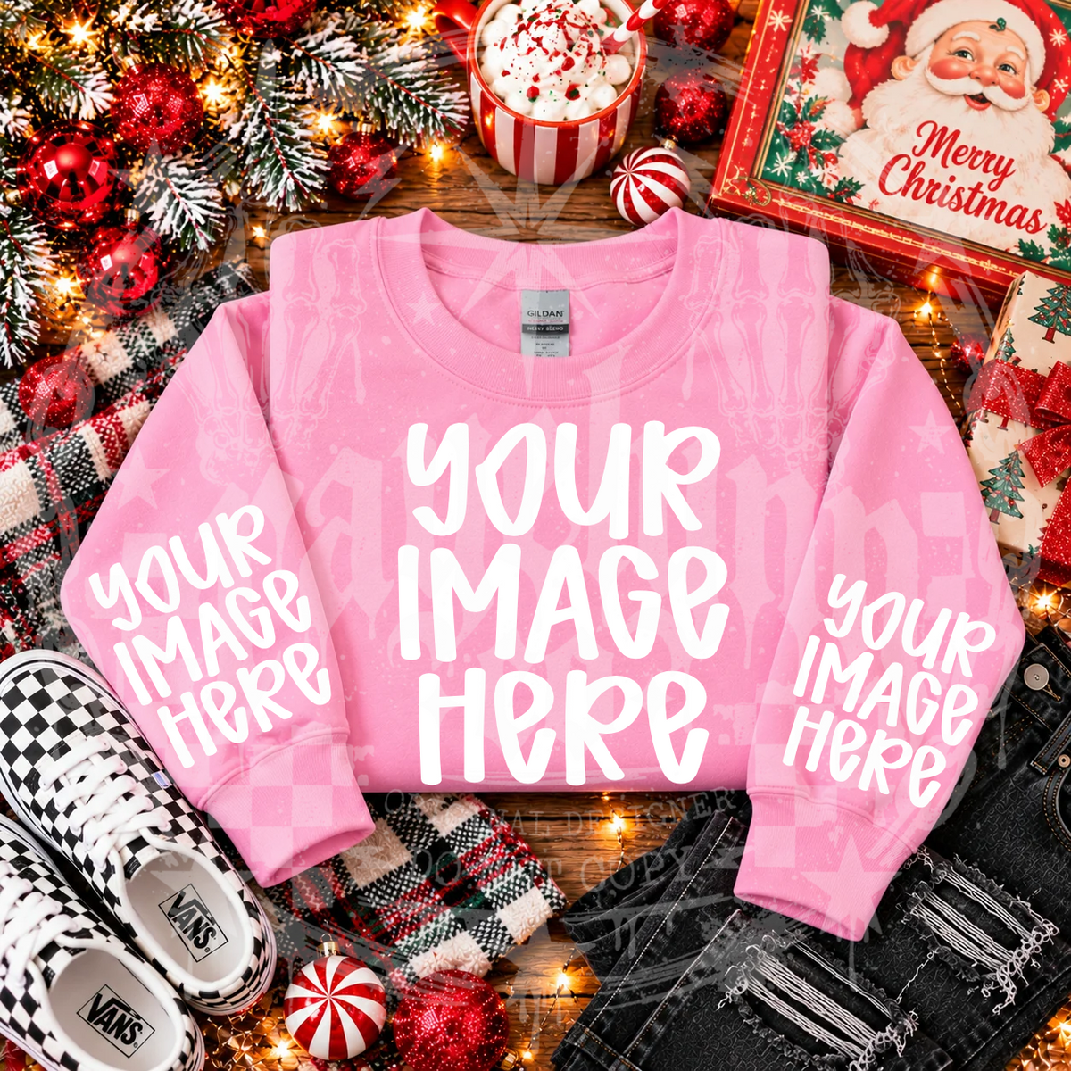 GILDAN PINK BLANK MOCKUP- DIGITAL DOWNLOAD