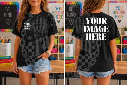 COMFORT COLOR BLACK BLANK MOCKUP- DIGITAL DOWNLOAD