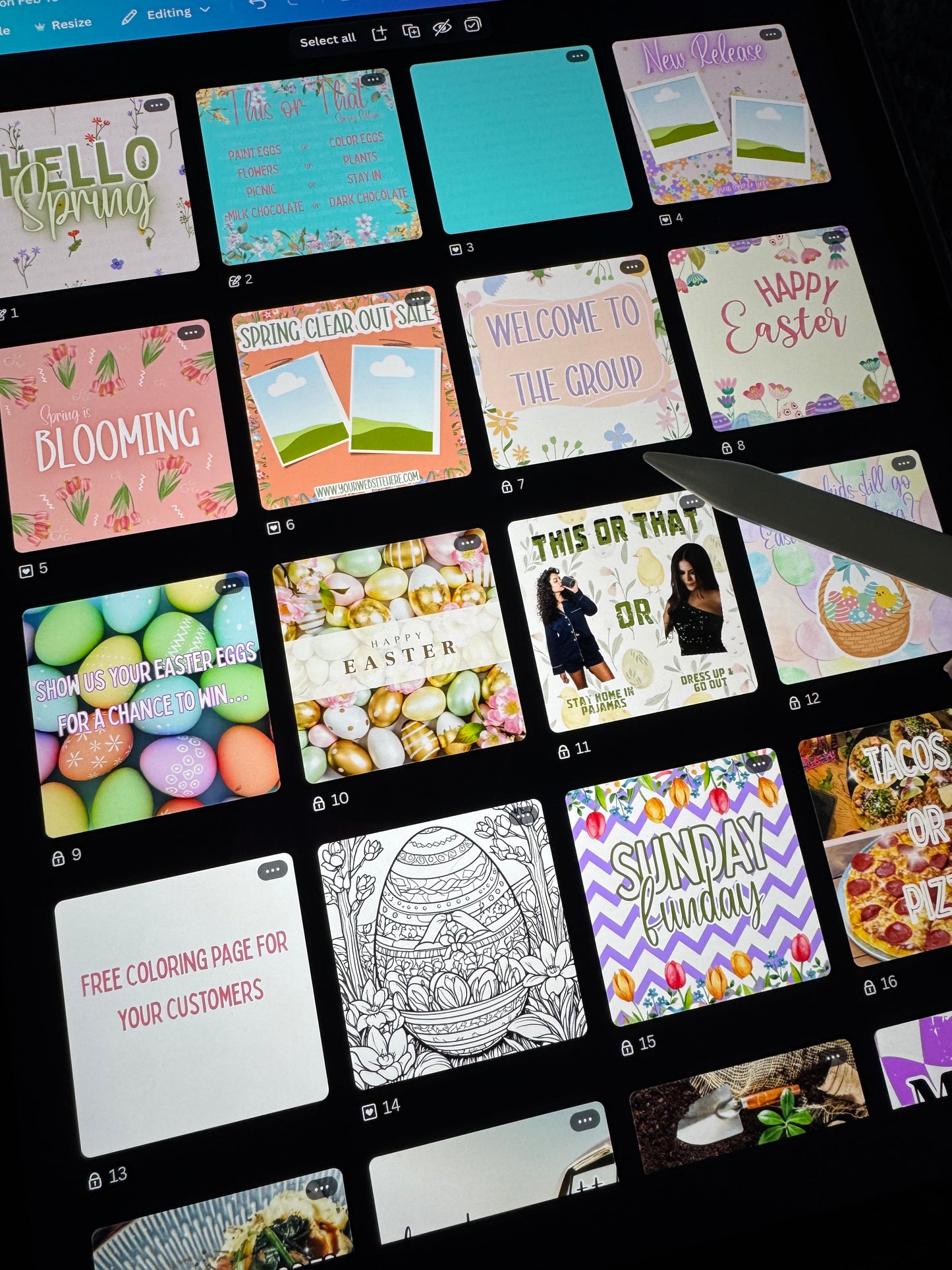 MARCH SOCIAL MEDIA GRAPHICS