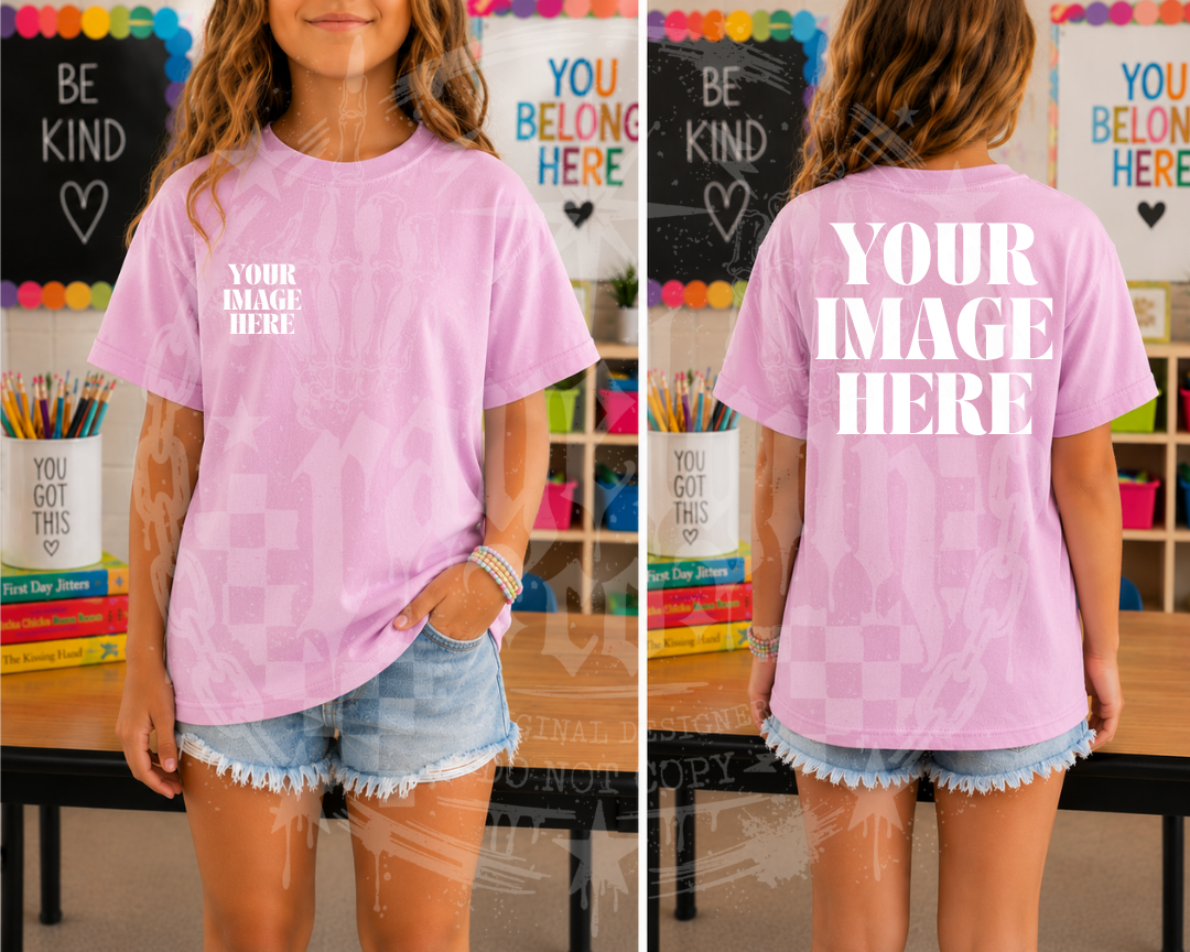 COMFORT COLOR ORCHID BLANK MOCKUP- DIGITAL DOWNLOAD